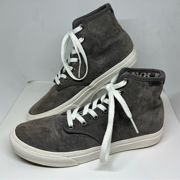Vans CAMDEN Women's Suede & Tweed High Tops, Size W 7.5 - Picture 4 of 9